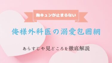 【俺様外科医の溺愛包囲網】全話あらすじと胸キュンポイント！三角関係の行方は？